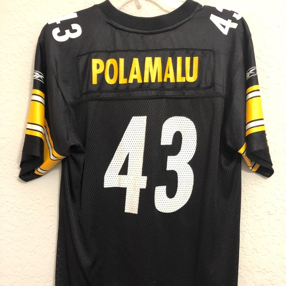 Polamalu XL On Field Reebok Jersey 43 - Picture 2 of 5